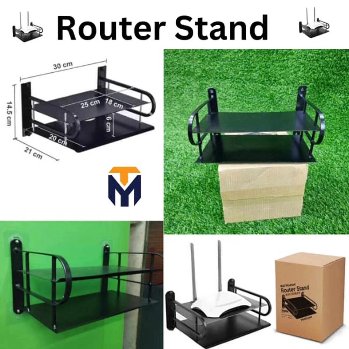 Wall Mounted-Metal Router Storage Stand-New Style.