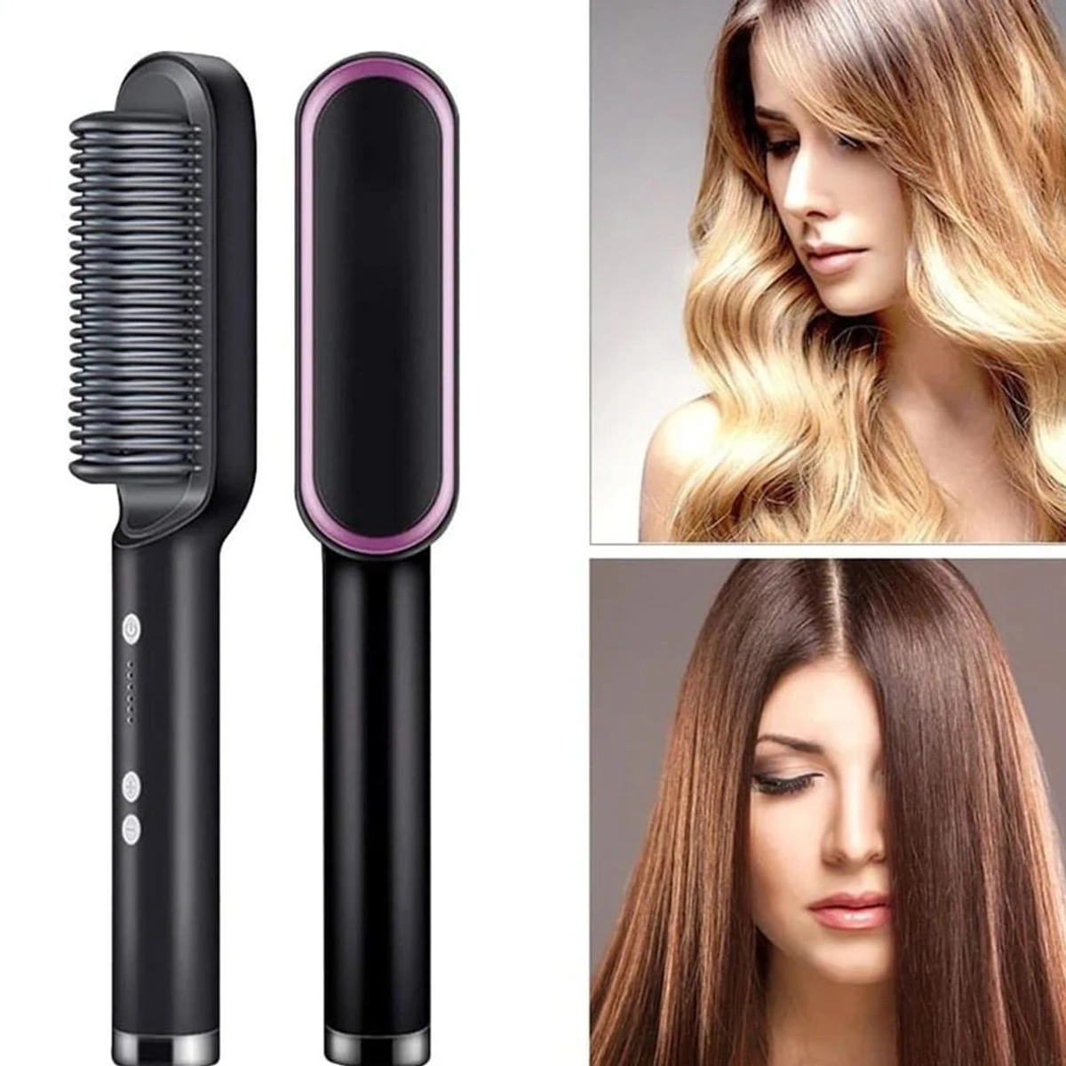 SMART HAIR STRAIGHTENER BRUSH