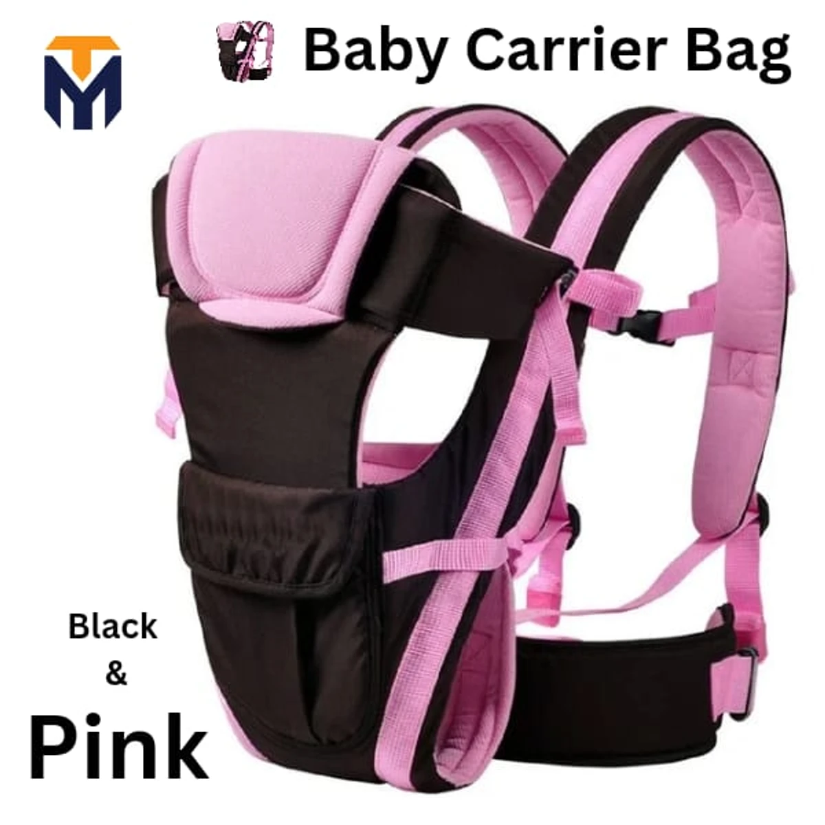 Premium Stylish 4-in-1 High-Quality Baby Carrier with Strong Belt