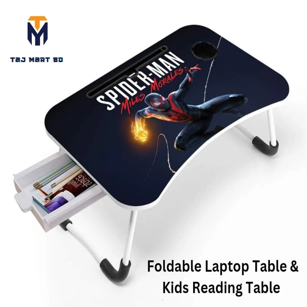 Foldable Laptop Table And Kids Reading Table 51 With Drawer