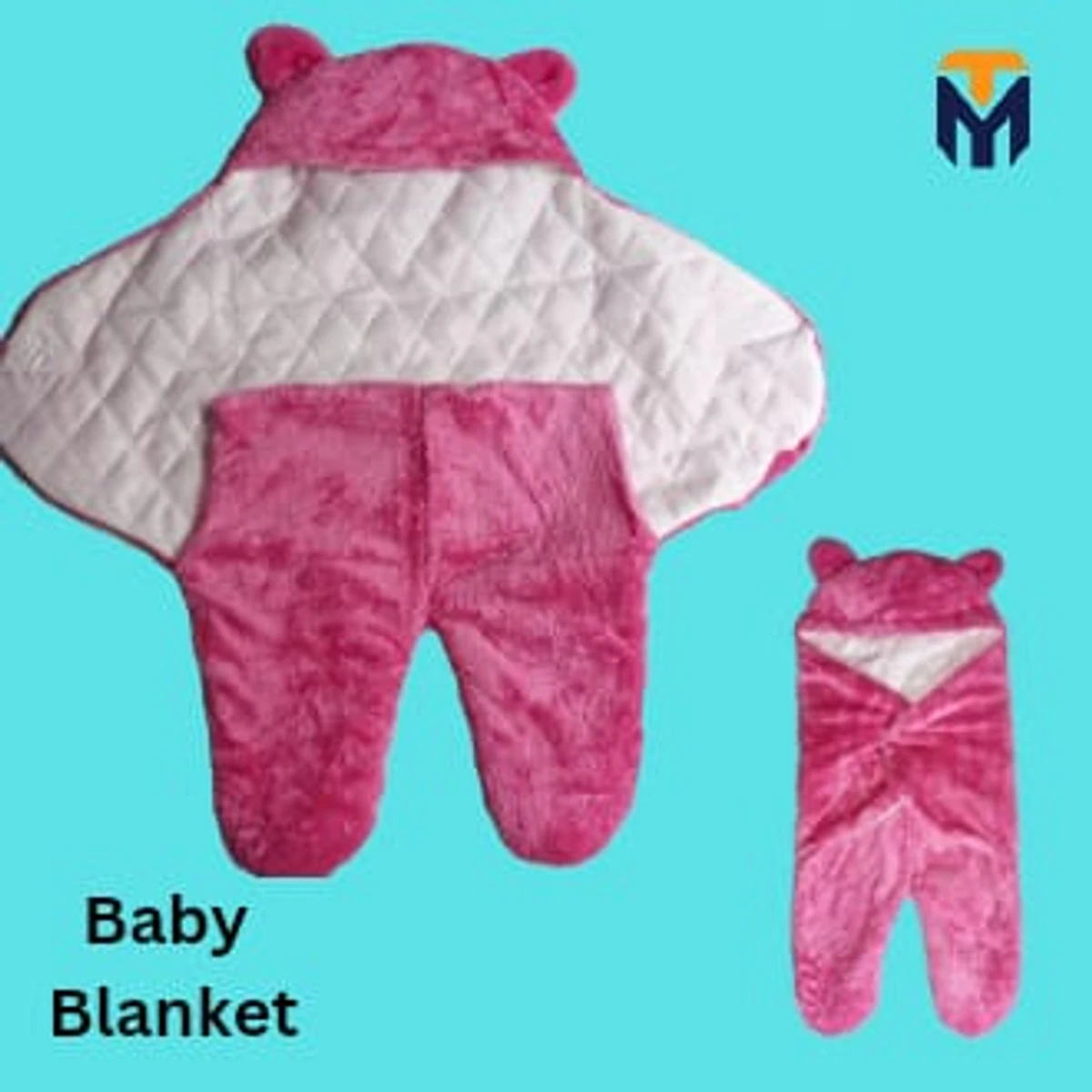 Cute Baby Sleeping Blanket Bag pink