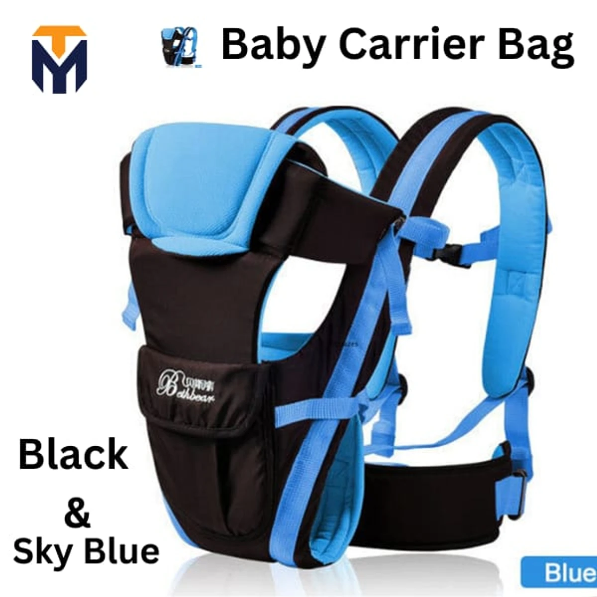 Premium Stylish 4-in-1 High-Quality Baby Carrier with Strong Belt