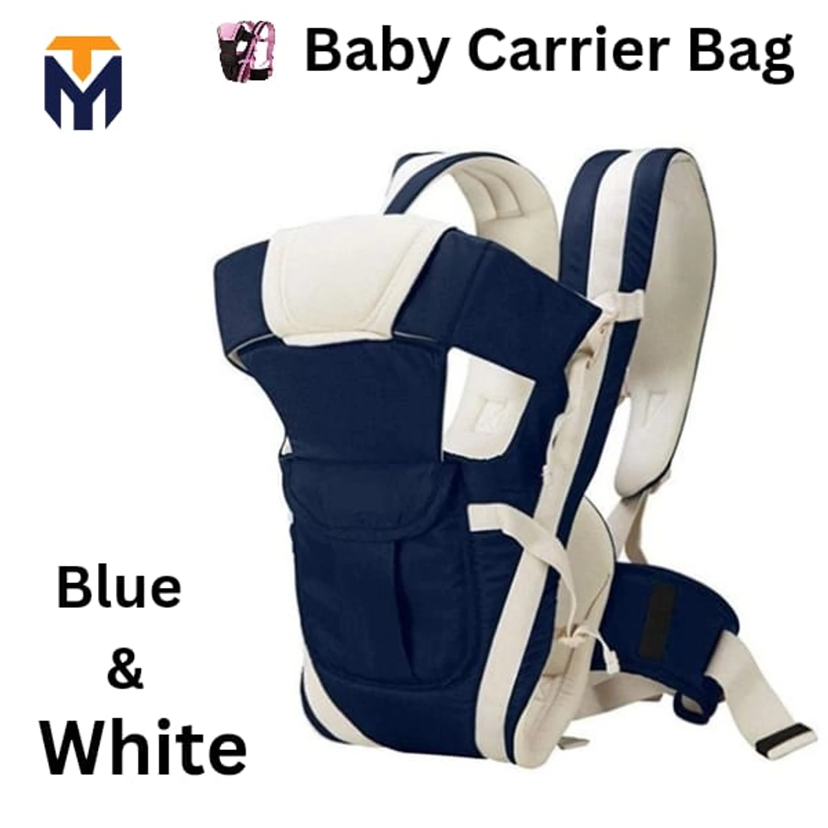 Premium Stylish 4-in-1 High-Quality Baby Carrier with Strong Belt