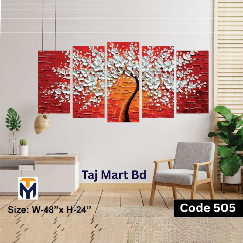 5Pcs In 1 Set Wall Canvas Art printing Code 505
