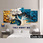 5Pcs In 1 Set Wall Canvas Art printing Code 523
