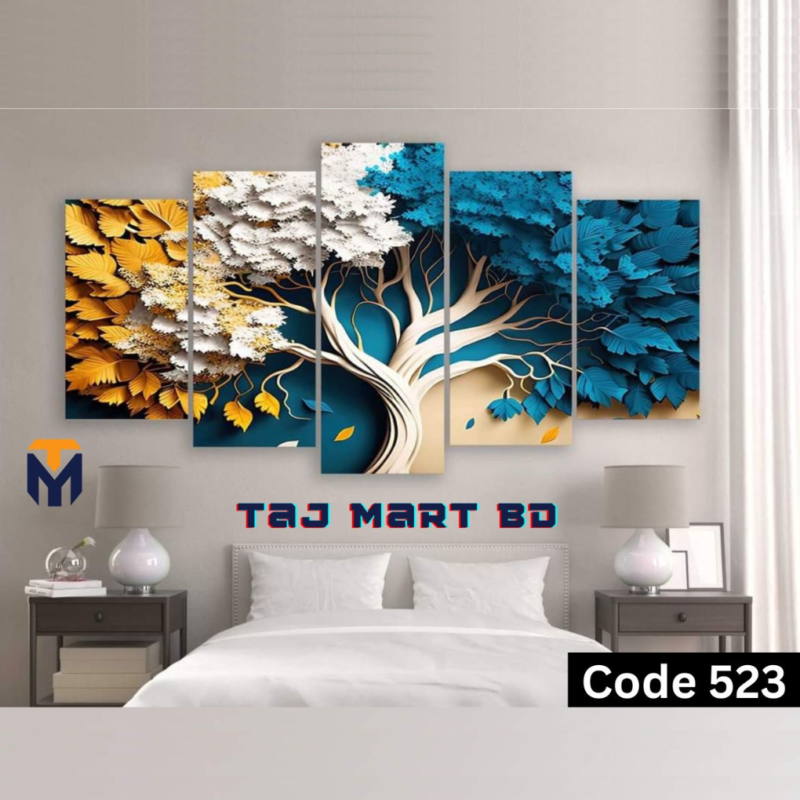 5Pcs In 1 Set Wall Canvas Art printing Code 523