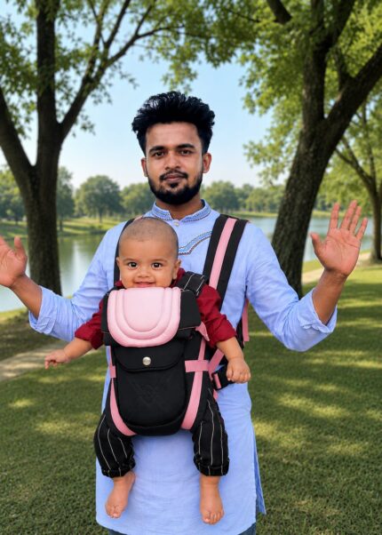 Comfortable Premium Stylish Baby Carrier Bag Pink