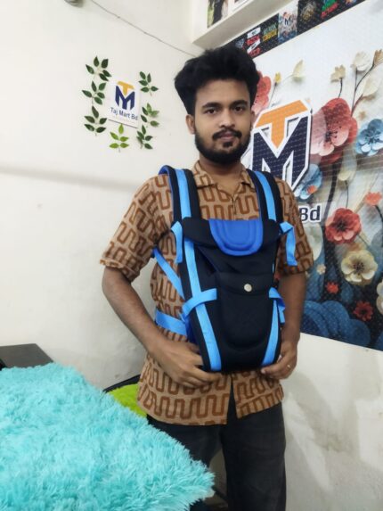 Comfortable Premium Stylish Baby Carrier Bag Black & Blue