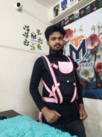 Comfortable Premium Stylish Baby Carrier Bag Black pink