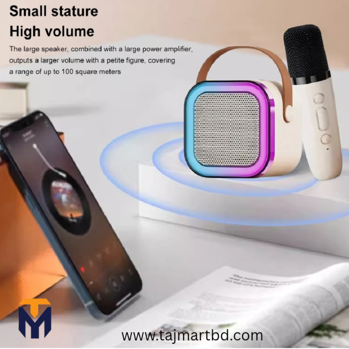 K12 Microphone Sound Wireless Bluetooth Sound Home Universal Singing tajmart