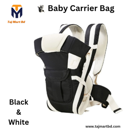Comfortable Premium Stylish Baby Carrier Bag Black White