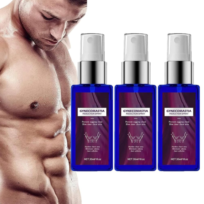 Gynecomastia _Weight Loss Male Breast Growth Accelerating Pectoral Muscles Reduction Spray